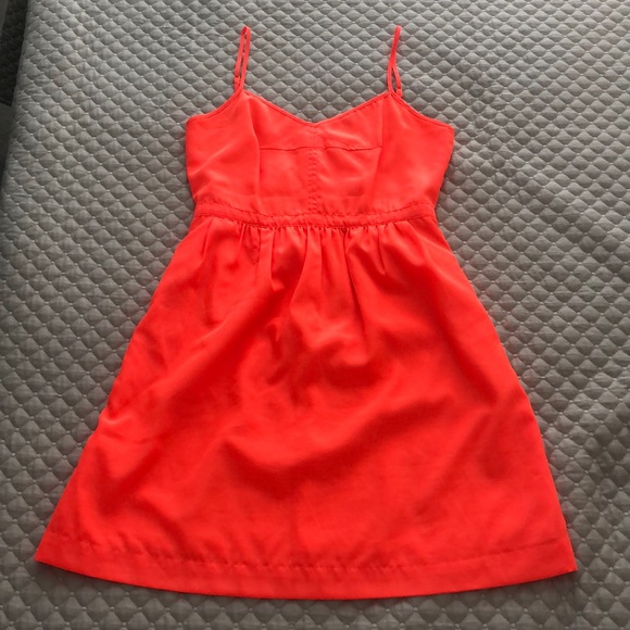 J. Crew Dresses & Skirts - Bright orange J Crew sundress J. Crew Dresses & Skirts - Bright orange J Crew sundress